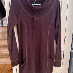 KÜHL Women’s Cowl Neck Tunic Pullover Burgundy Size S